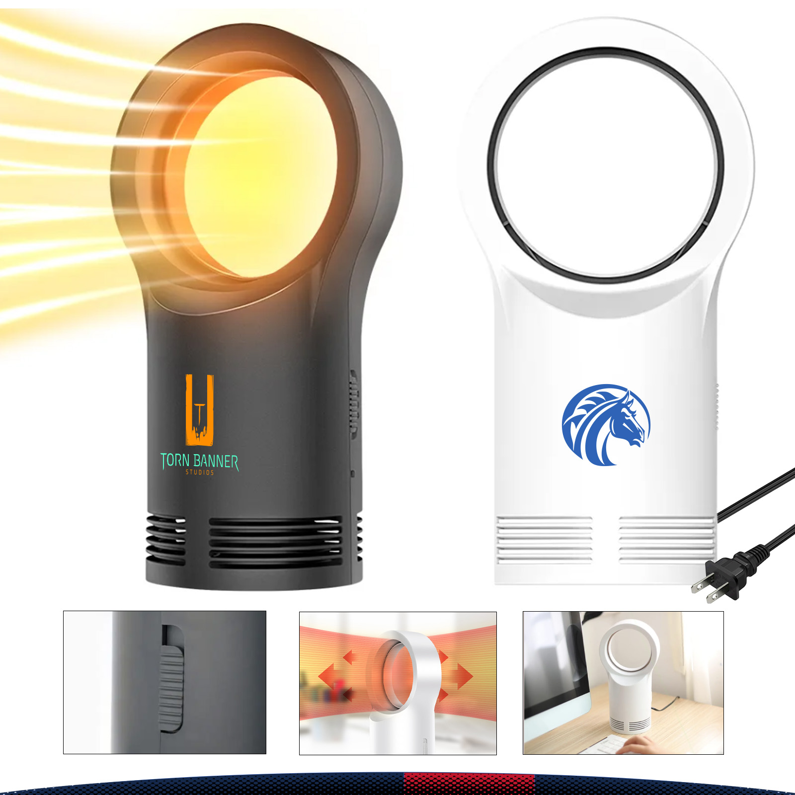 Hearthwell Bladeless Standing Space Heater 1