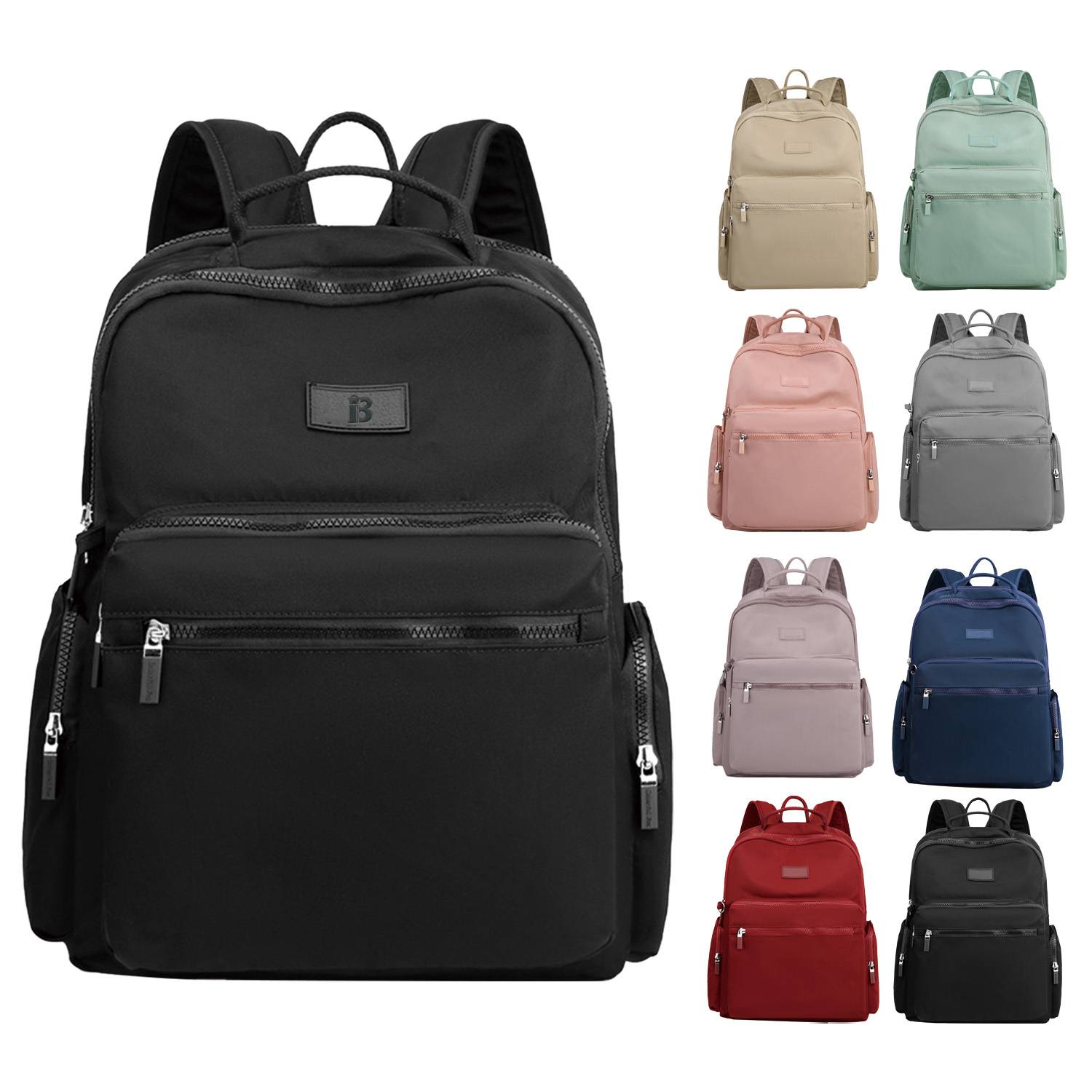 Nylon College Backpack Airline Approved Business Work Bag 2