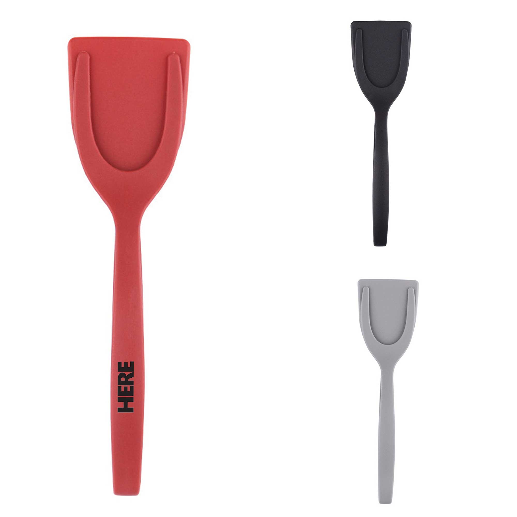 2 in 1 Grip and Flip Spatula Tongs 2