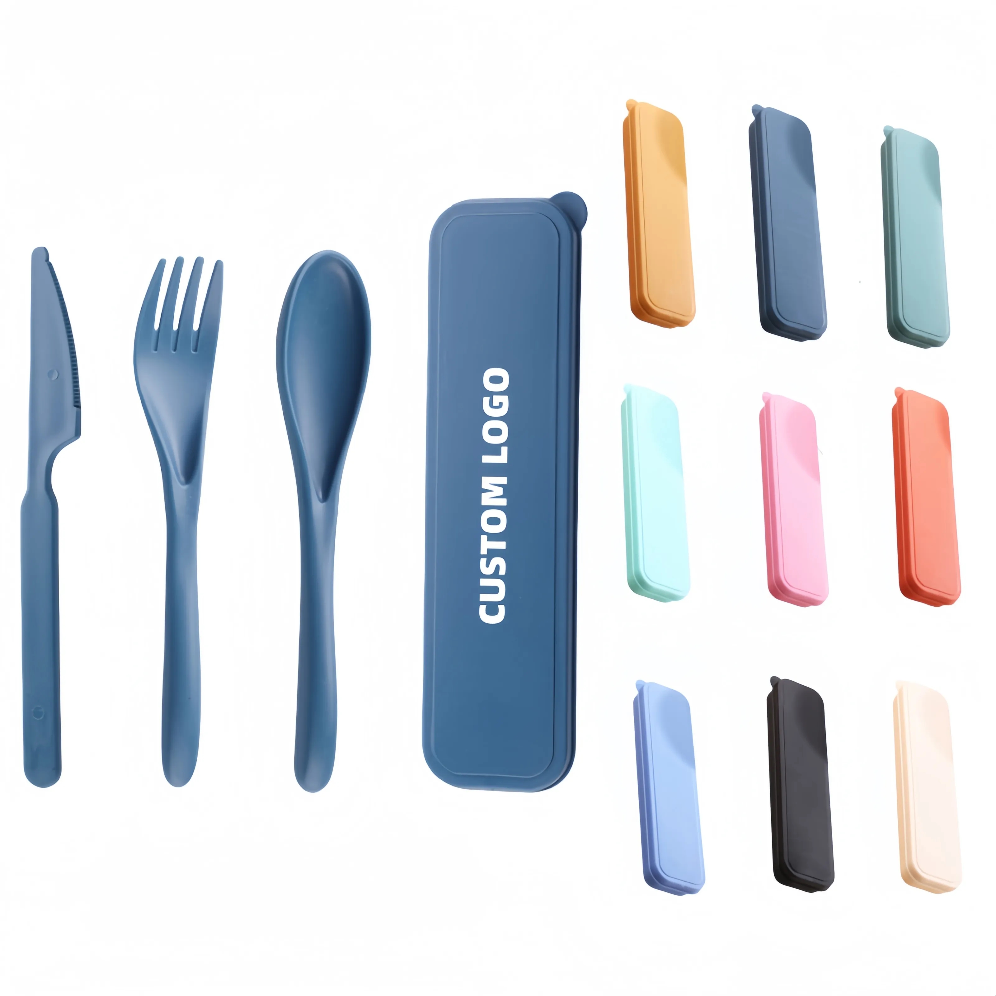 Outdoor camping reusable tableware set 5