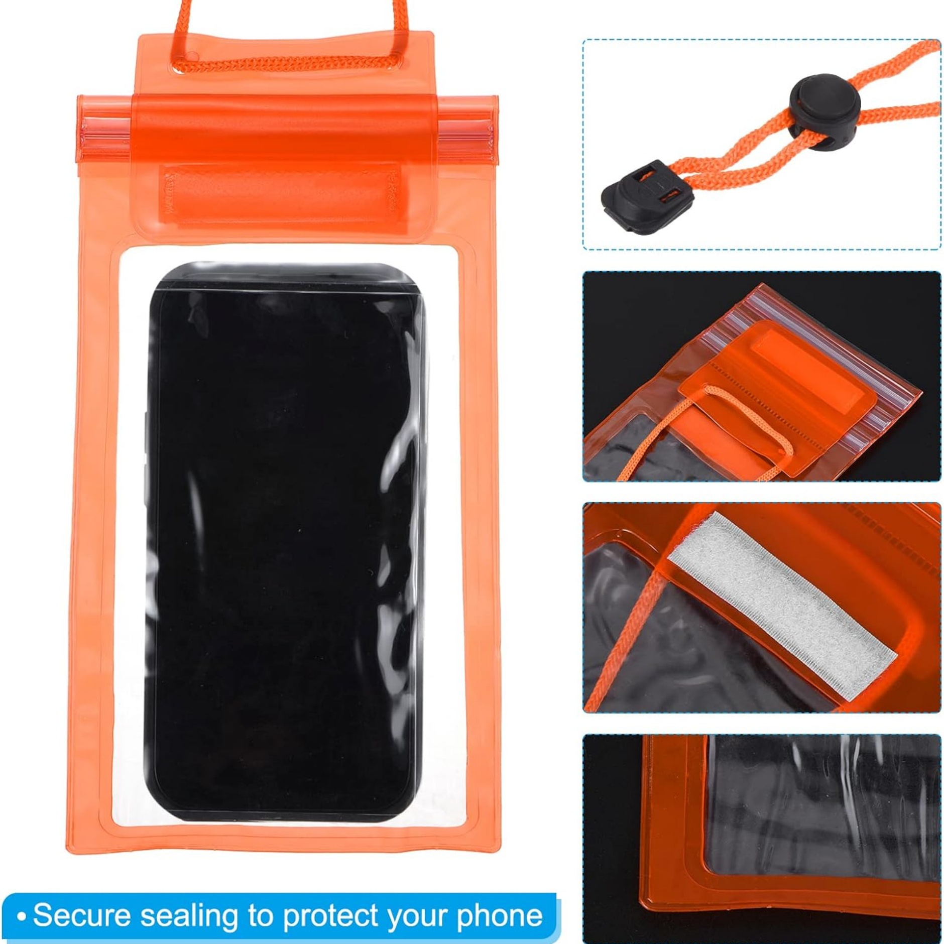 Waterproof Phone Pouch Dry Bag with Lanyard 10