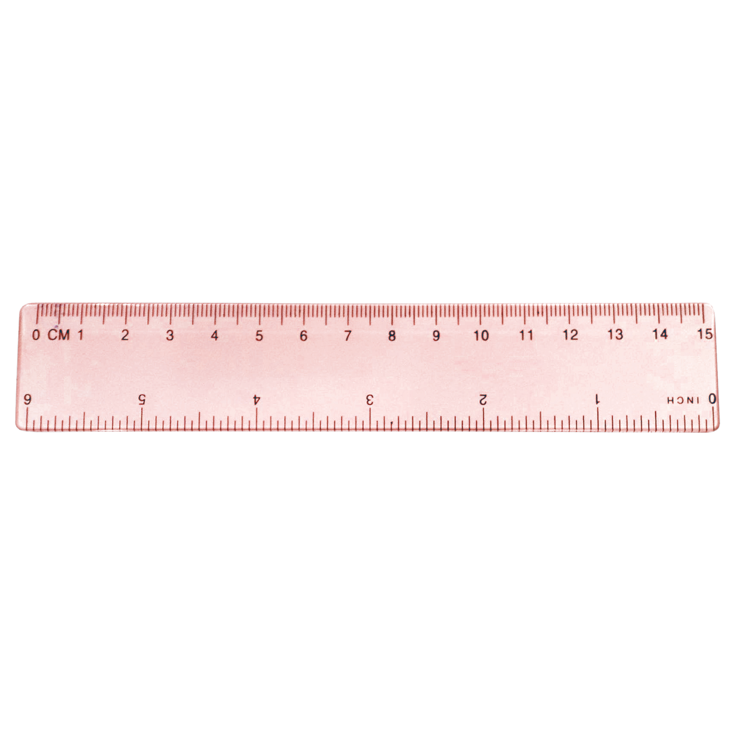 Plastic Transparent Solid Color Ruler 5