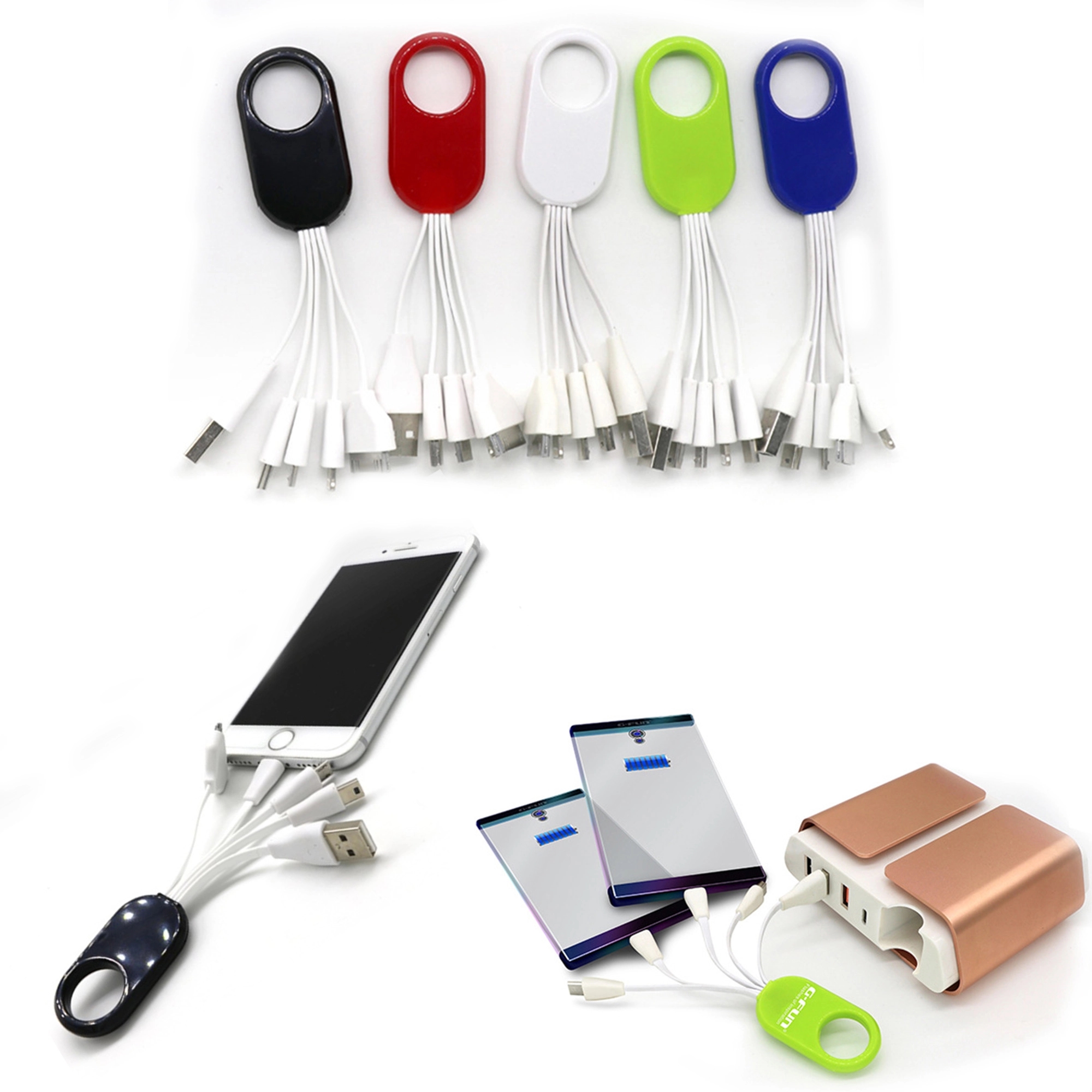 Customizable logo 5 in1 Charging Cable 2