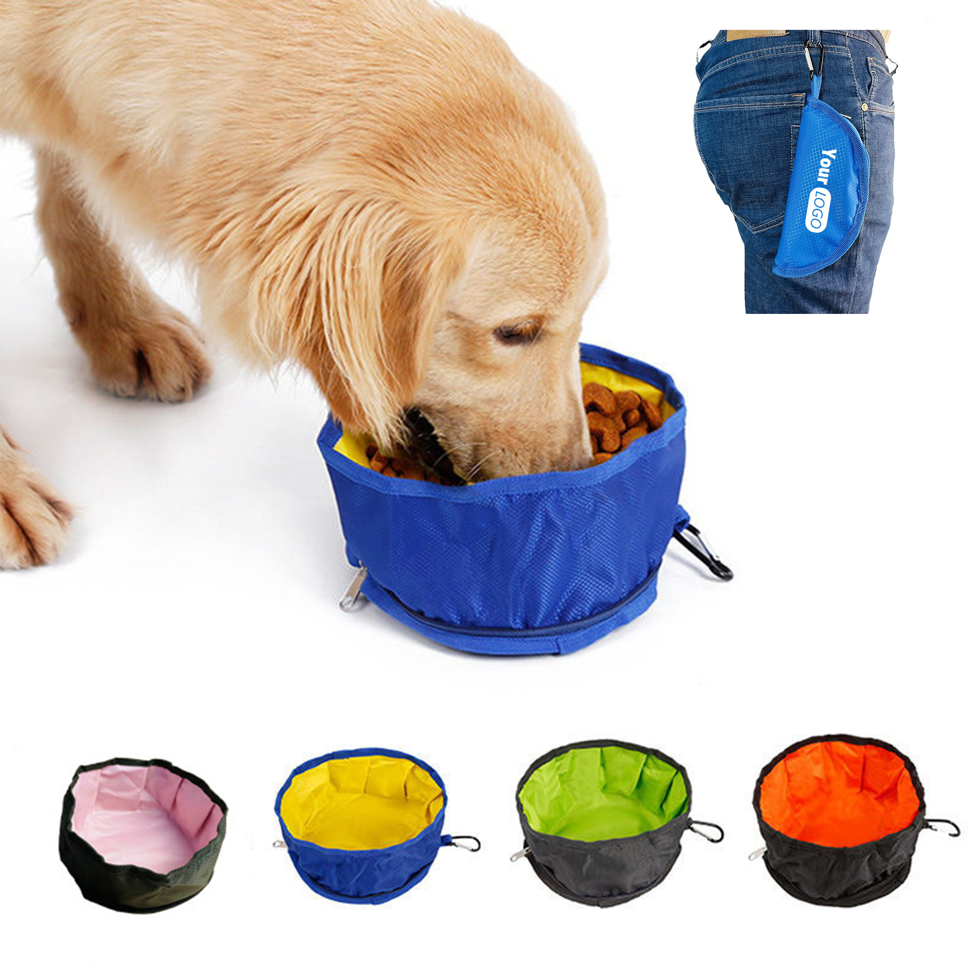 Foldable Waterproof Travel Pet Bowl 1