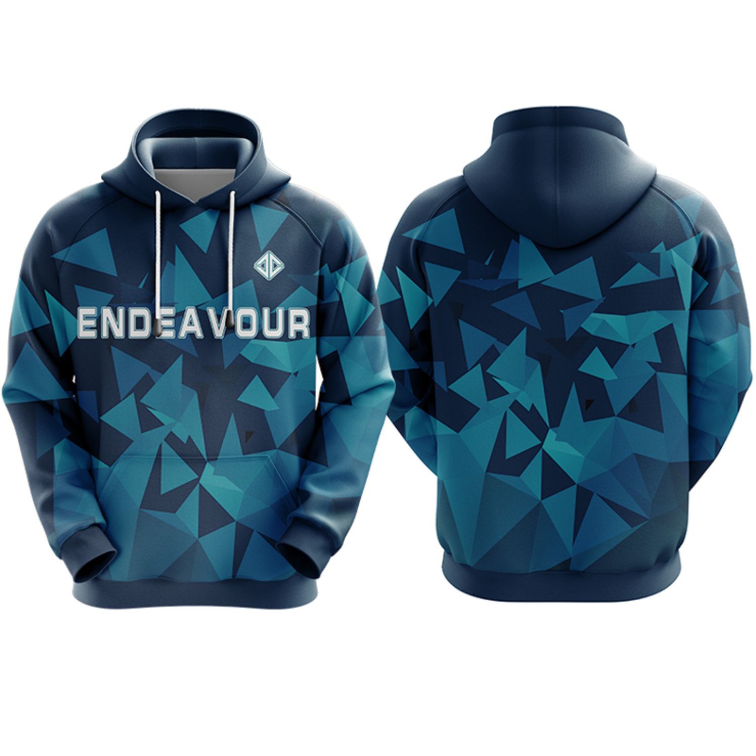 Unisex 310 GSM Interlock Fleece Sublimation Pullover Hoodies w/ Kangaroo Pockets 5