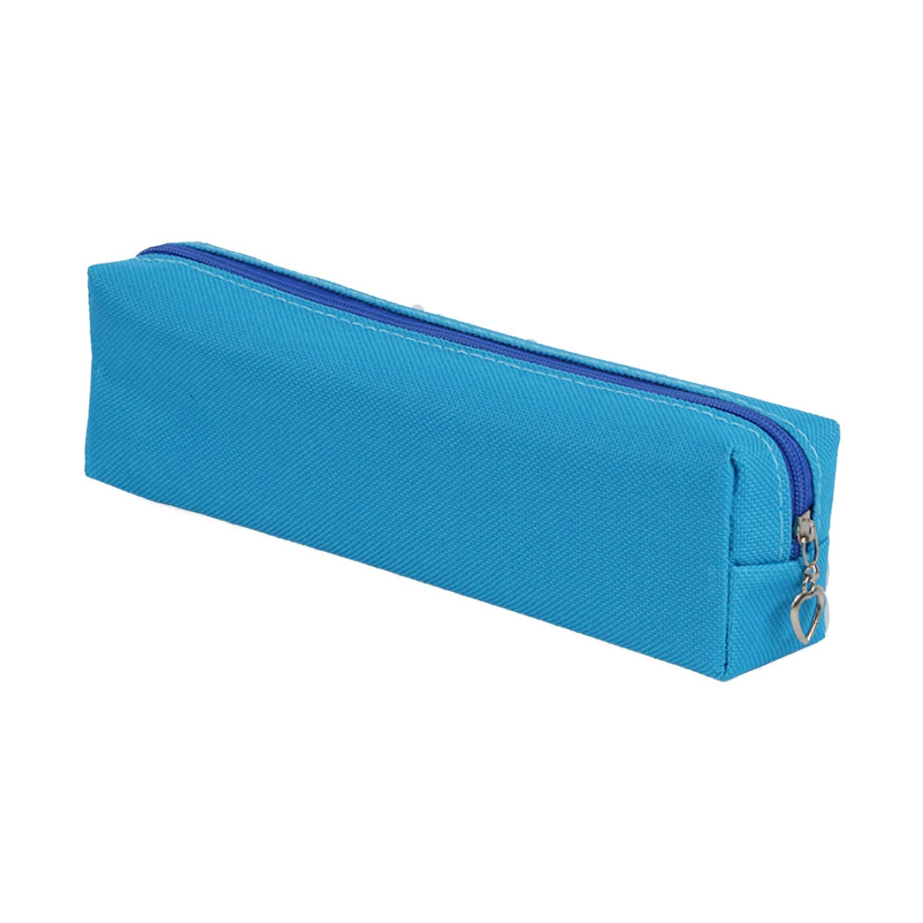 Basic Zipper Canvas Pencil Case 1