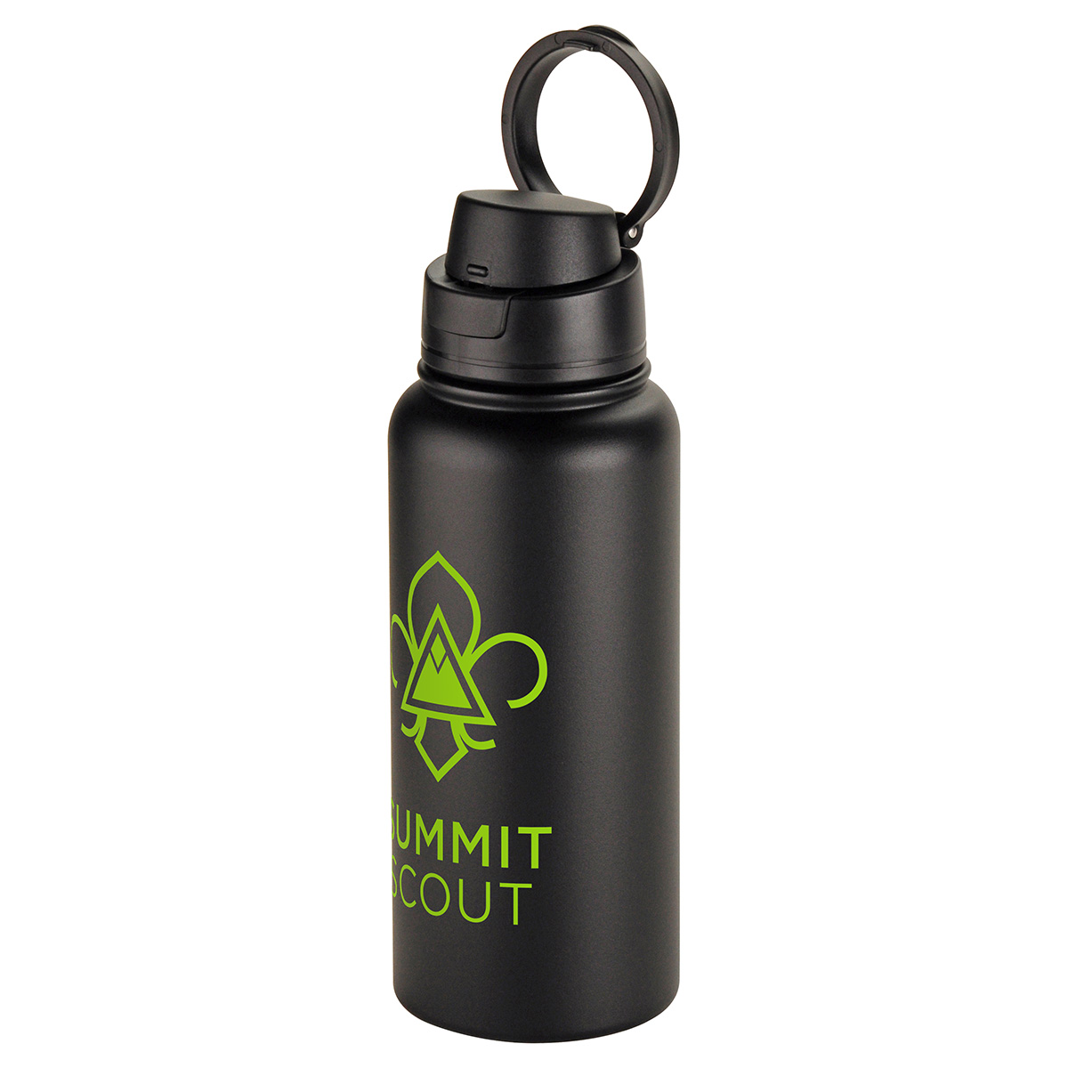 Cabrio 32 oz Recycled Stainless Steel Vacuum Insulated Bottle, custom water bottle with logo imprint 18