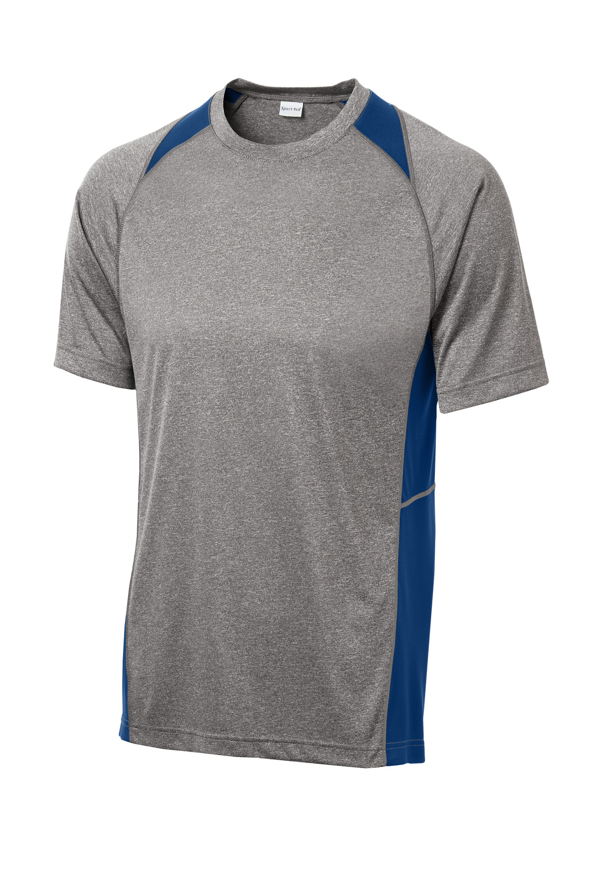Sport-Tek Heather Colorblock Contender Tee. ST361 52