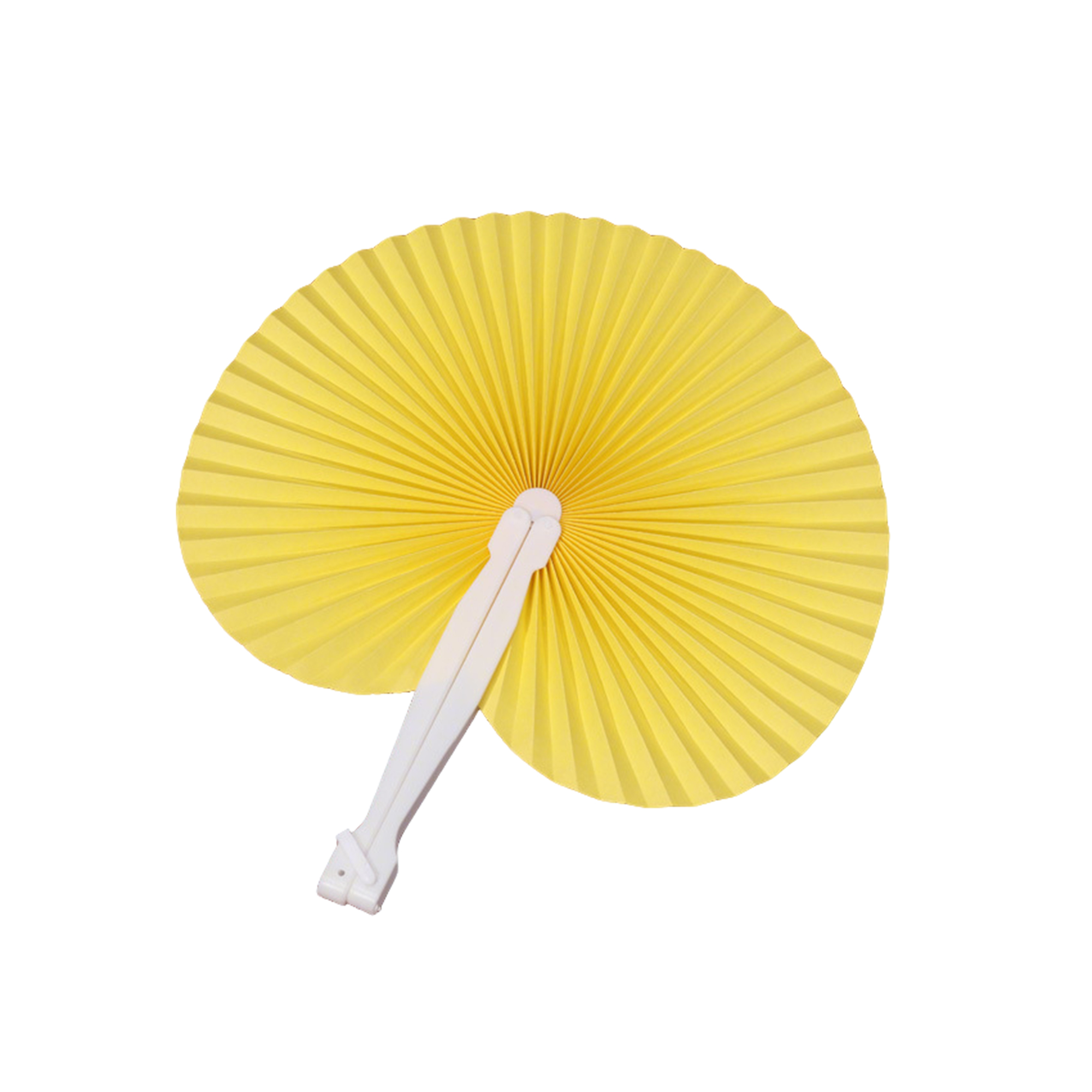 Colorful Plastic Folding Hand Fan 5.7" Length x 0.75" Width 11