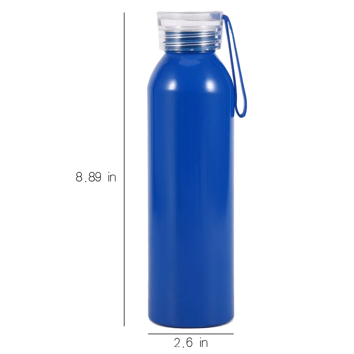 20oz. Wide Mouth Sport Water Bottle W/ Handle And Lid 4