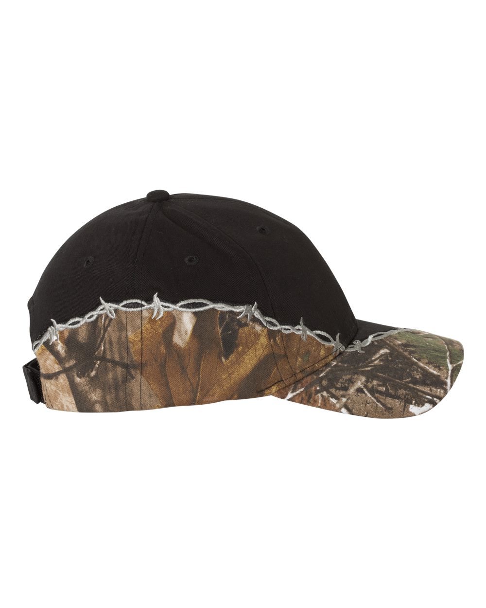Licensed Camo with Barbed Wire Embroidery Cap - LC4BW 2