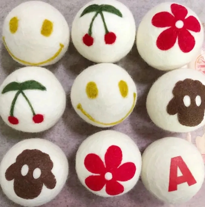 Bulk Organic Wool Dryer Balls Custom Logo Eco Friendly Laundry Solution Wholesale 3
