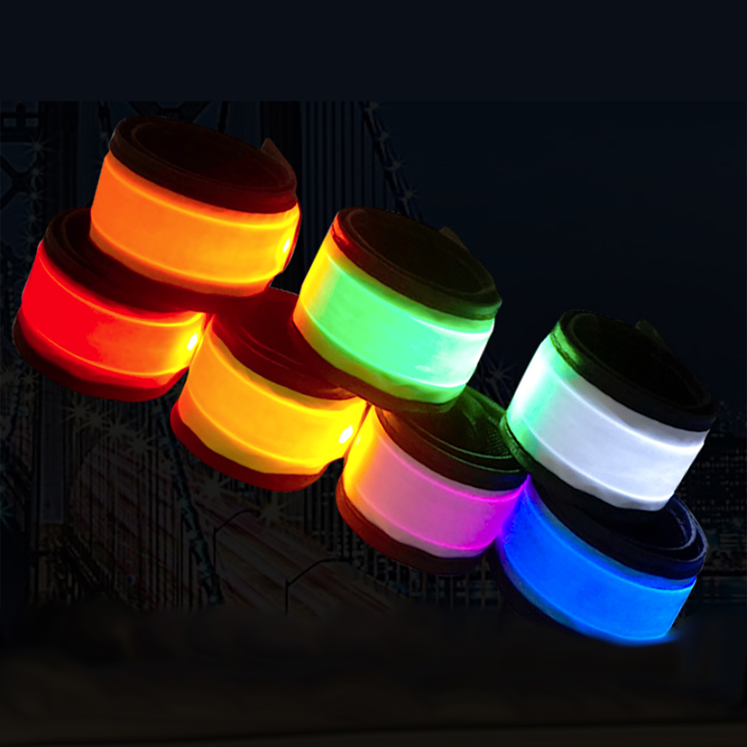 LED Light-Up Slap Bracelet 7