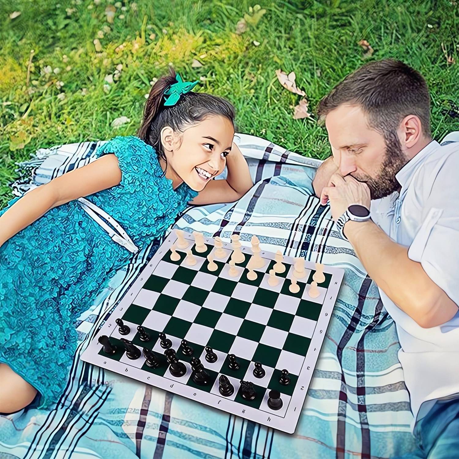 Portable Chess Boards Travel Games for Kids and Adults 3