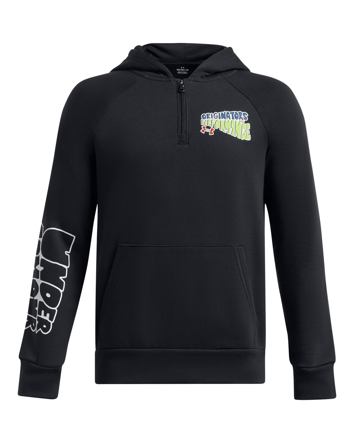 UA Rival Fleece Sketch Pack Boys'  Zip Hoodie, custom hoodie or sweatshirt with logo imprint 2