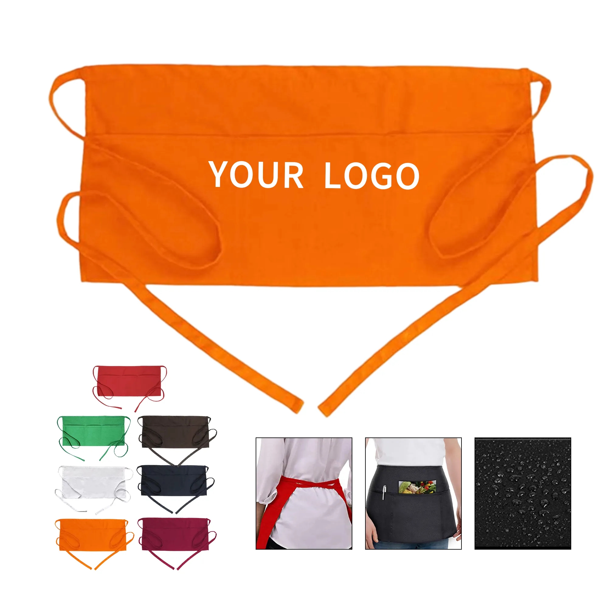 Server Apron Polyester 3Pocket 7
