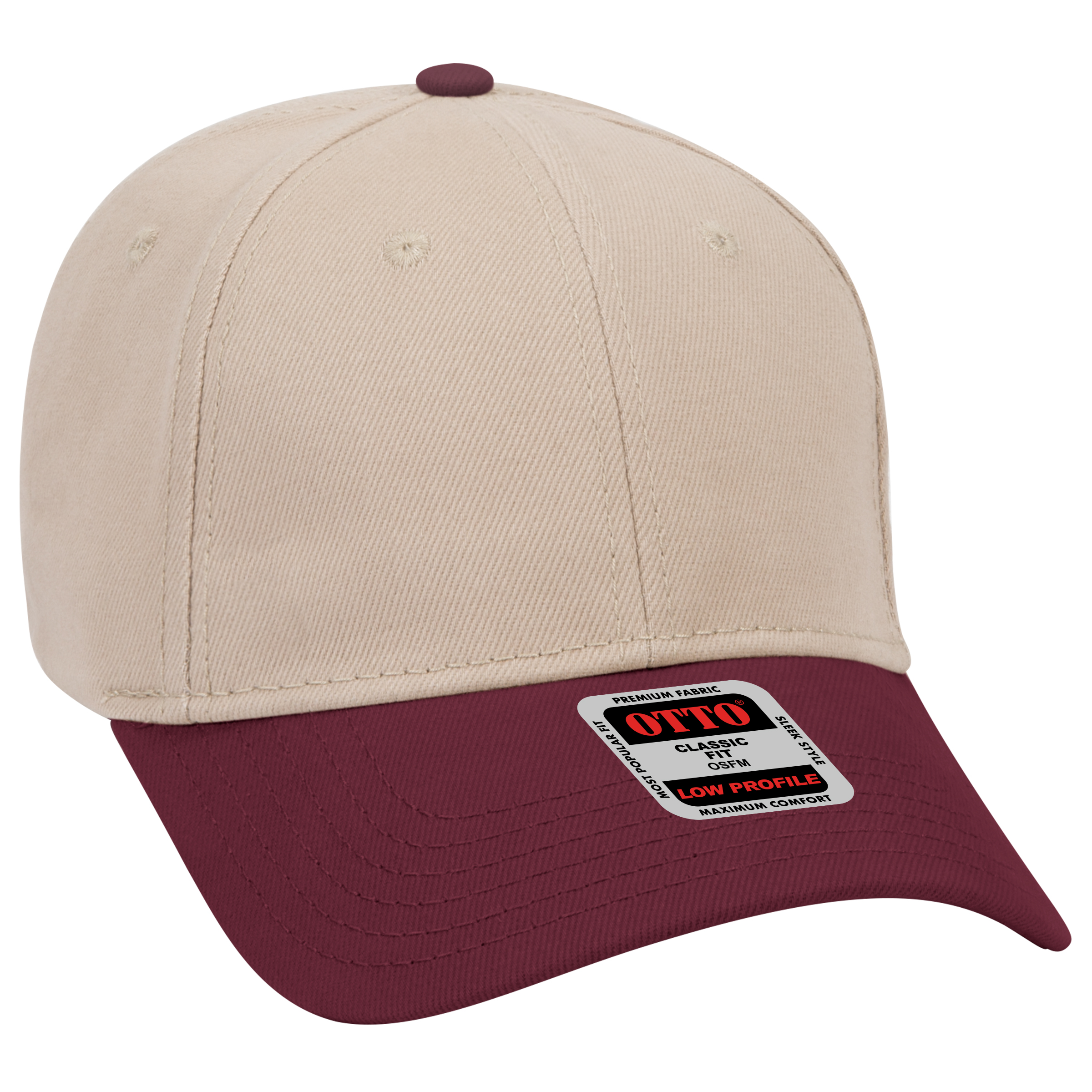 OTTO CAP® 6 Panel Low Profile Baseball Cap 57