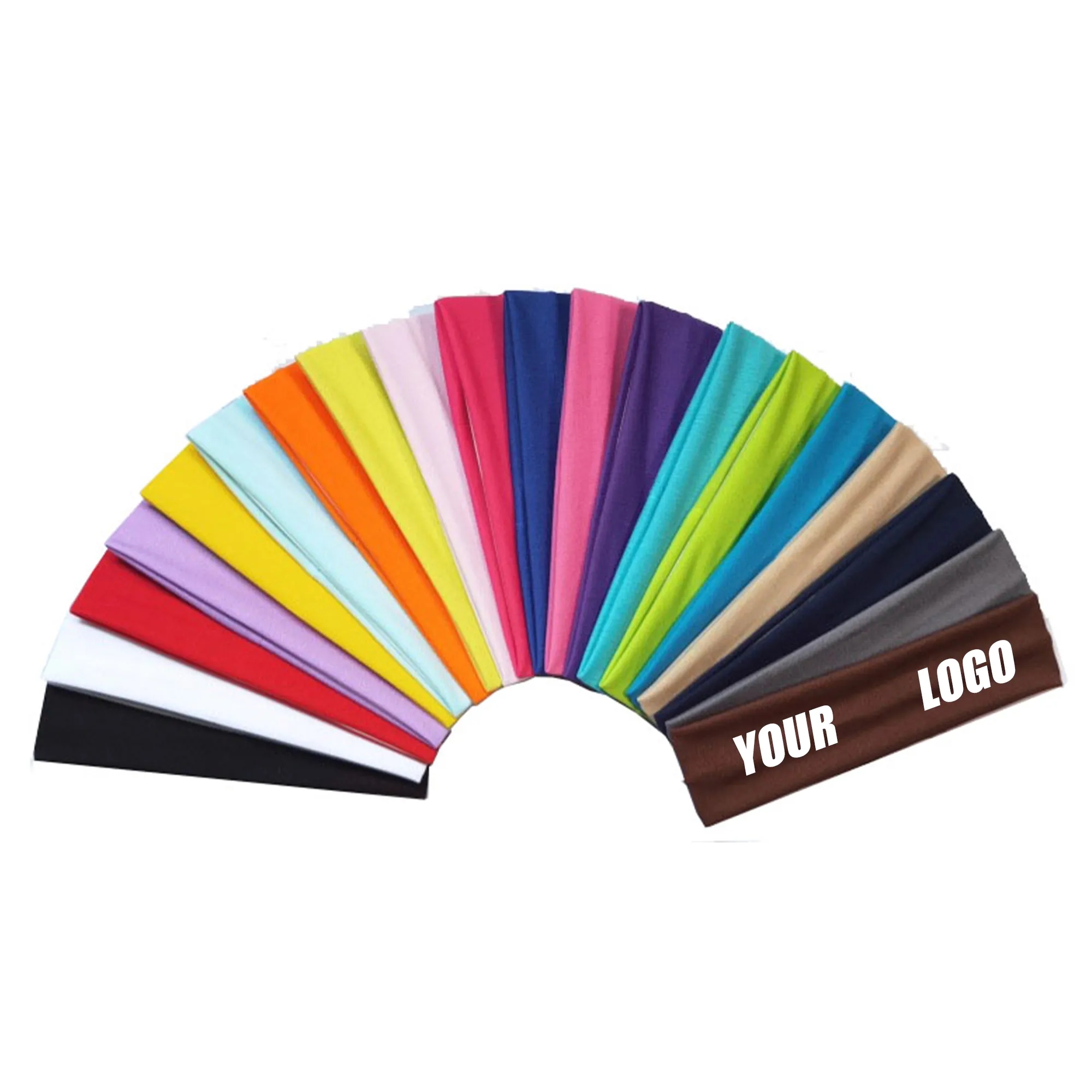 Custom Stretch Hair Band Sports Headband 15