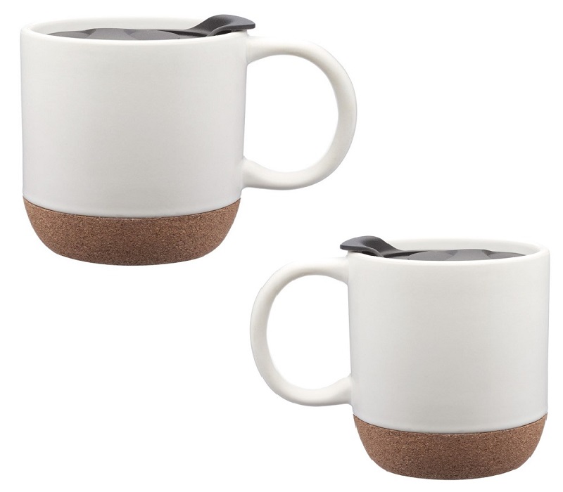 Cork-Wrapped Bottom Stoneware Mug, 13 oz. 4