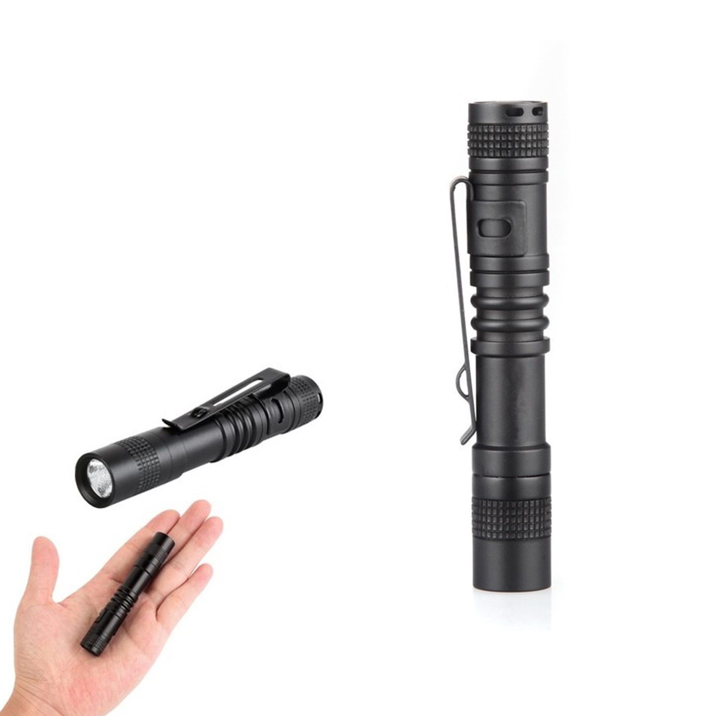 Aluminum LED Pen light with clip 5