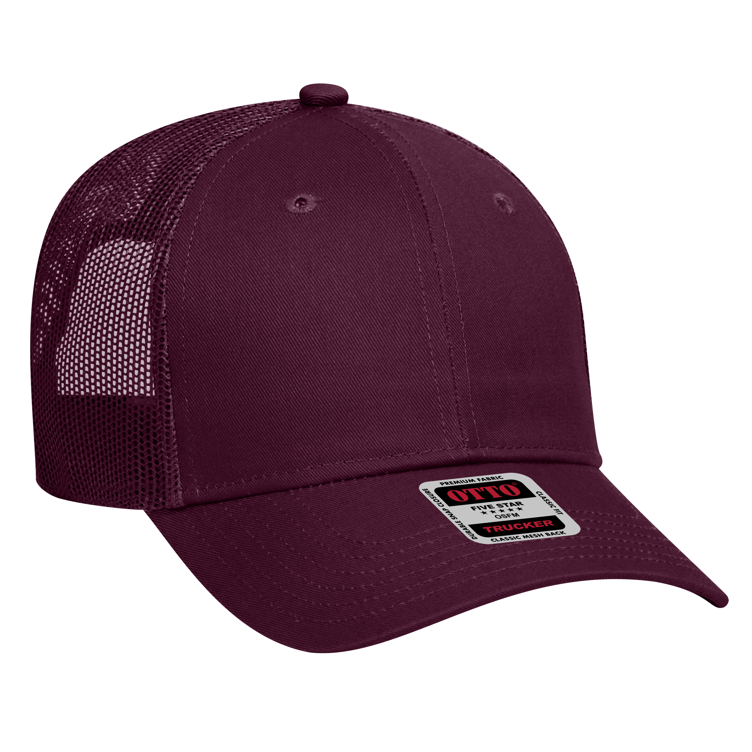 OTTO CAP® 6 Panel Low Profile Mesh Back Trucker Hat 87