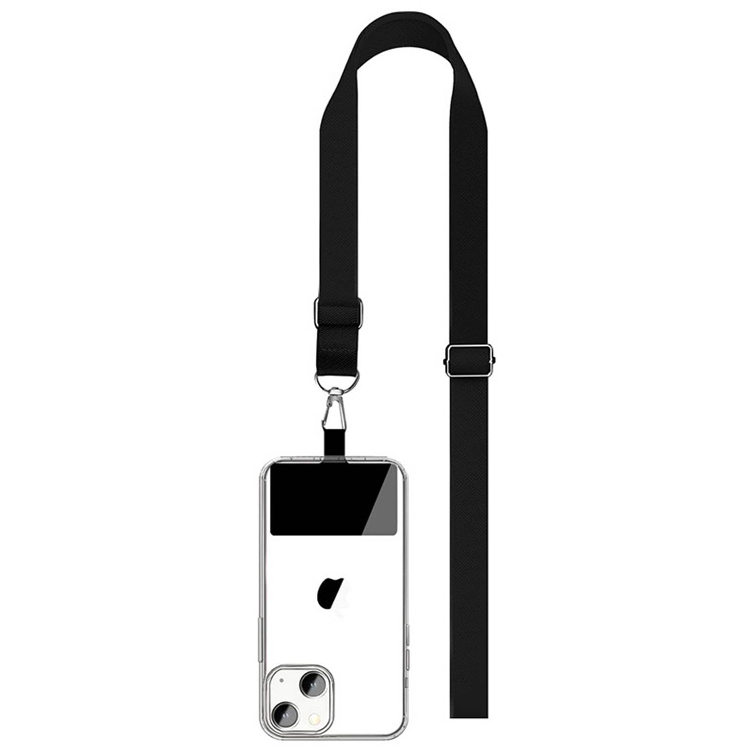 Cell phone case card lanyard wider retractable 4