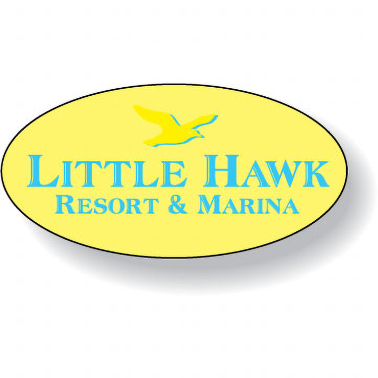 Fluorescent Chartreuse Flexo-Printed Stock Oval Roll Label (0.875"x1.75")