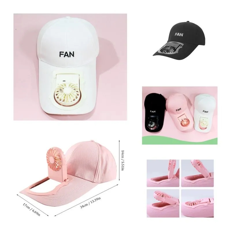 Summer Hat With A Fan 6