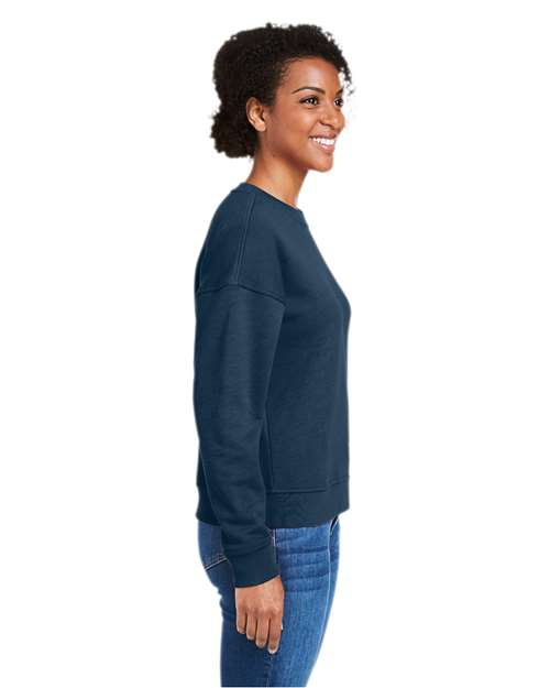 Women's Garment-Dyed Crewneck Sweatshirt - K002794 5