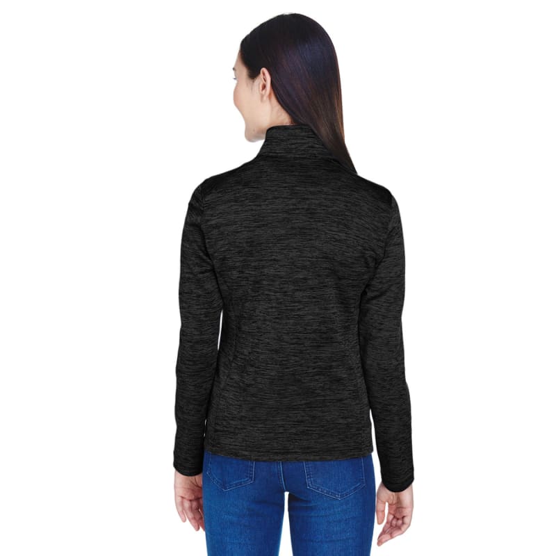 Devon & Jones Ladies' Newbury Mélange Fleece Quarter-Zip 6