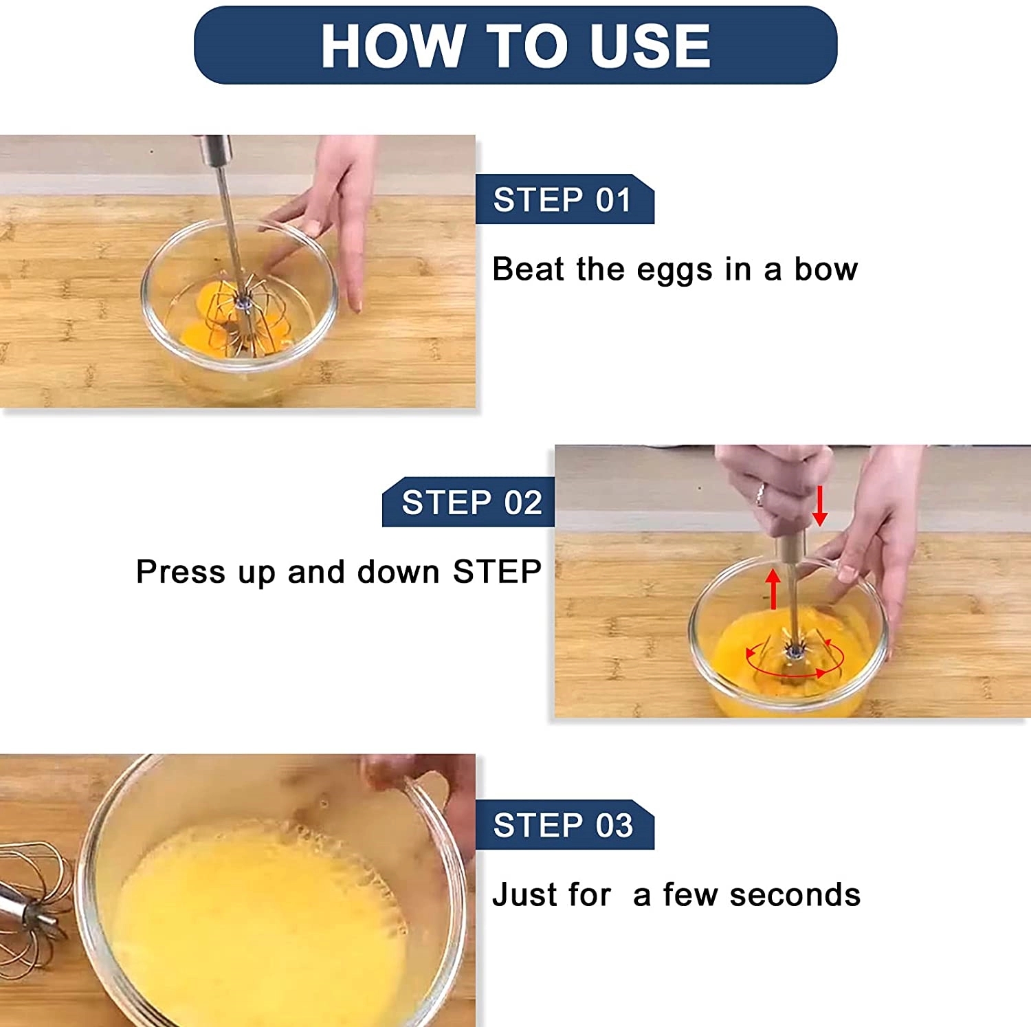 Semi-automatic Egg Whisk 3
