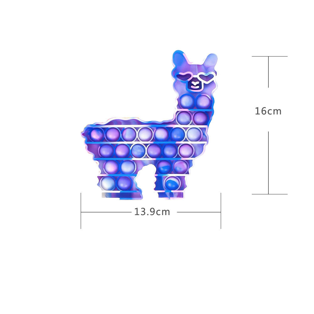 Alpaca Popper Toys Sensory Silicone Squeeze for Kids and Adults 9