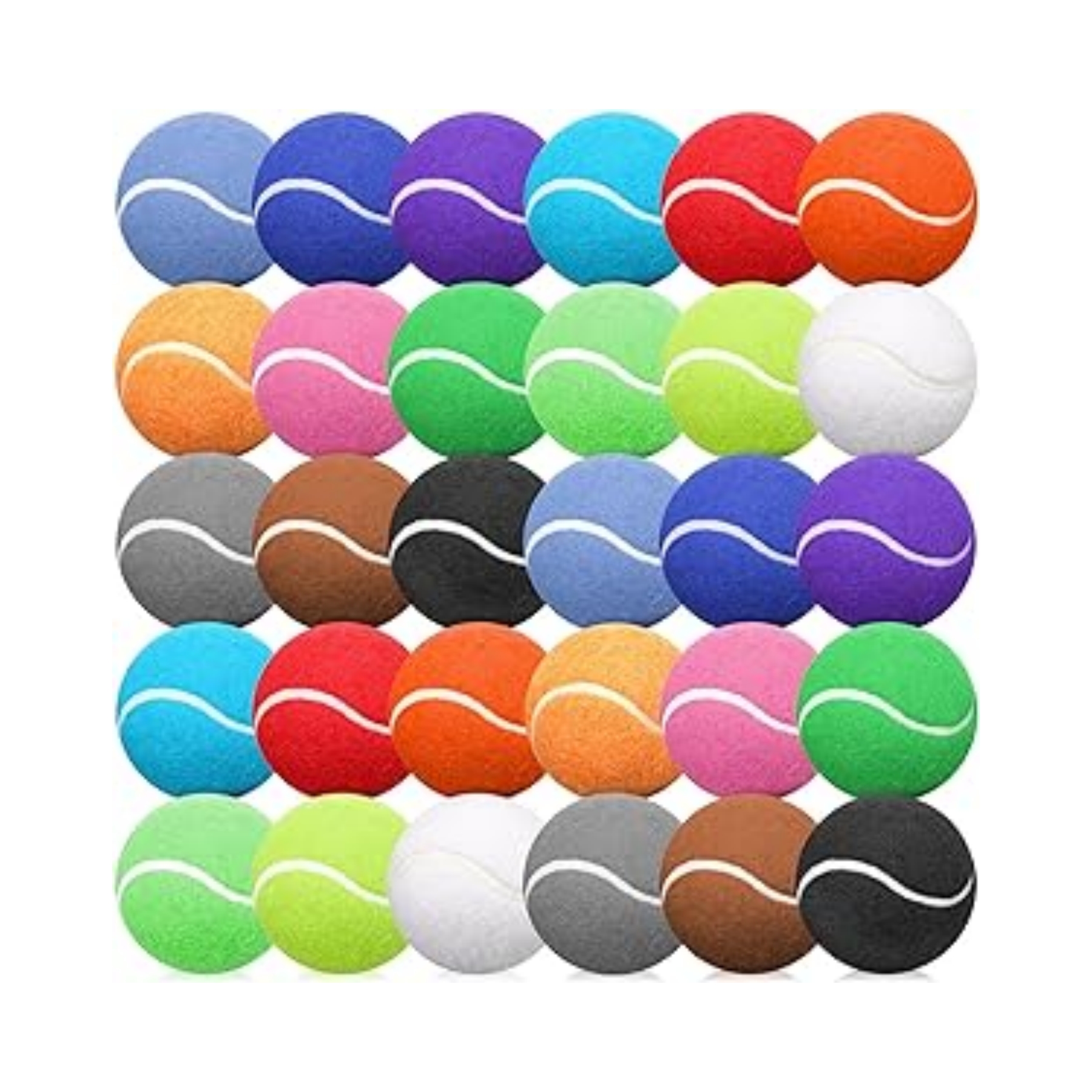 2.5inch Dog Training Tennis Balls 2