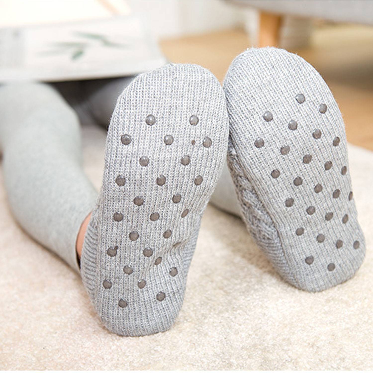 Women Thermal Soft Bowknot Fleece Slippers 3