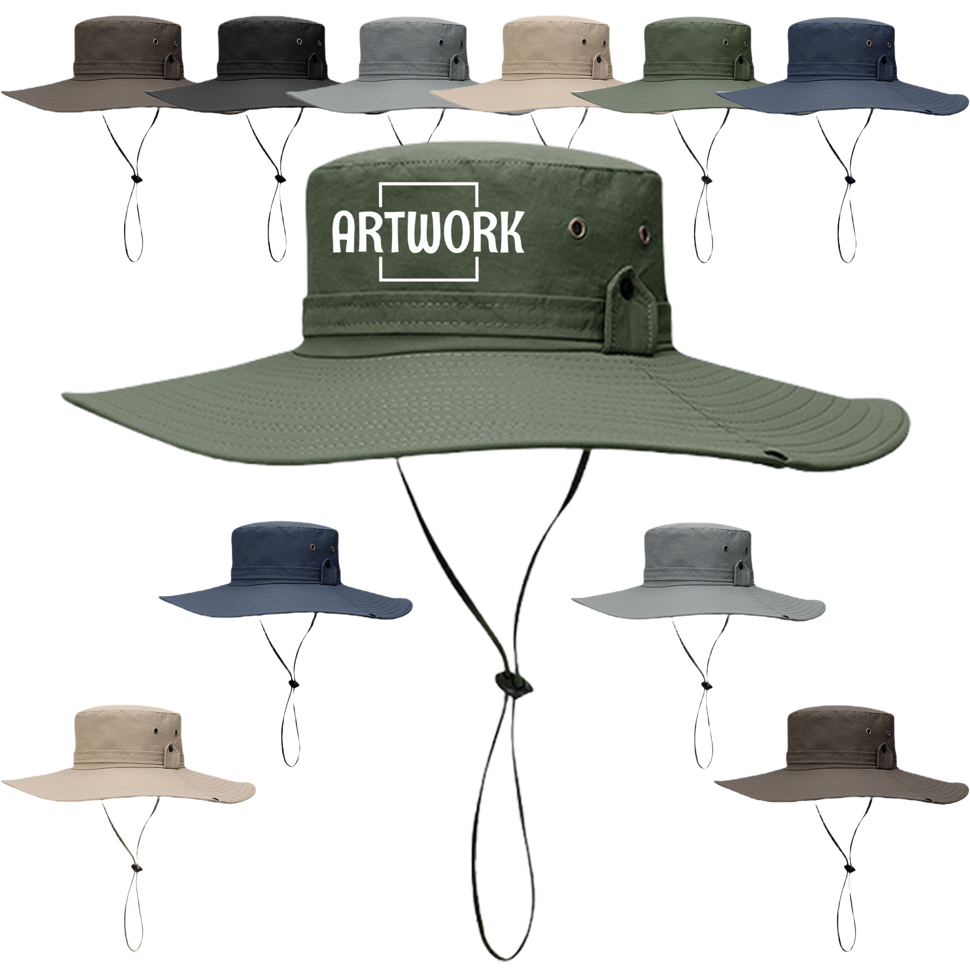 Wide Brim Bucket Shade Hat 8