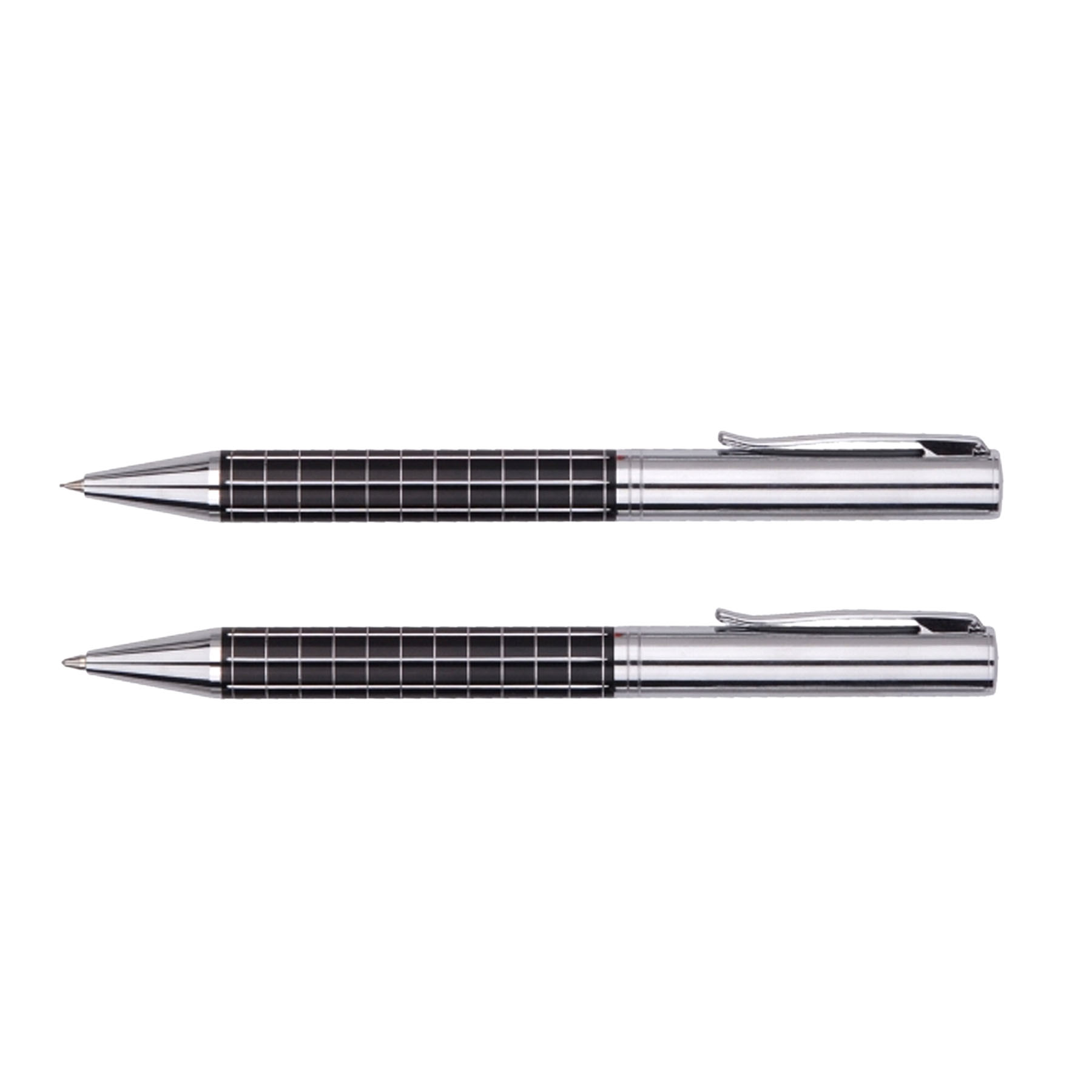 Heavy Metal Barrel Pen & Pencil Gift Set 8