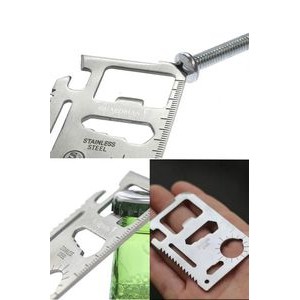 Stainless Steel 11 in 1 Survival Pocket Tools Credit Card 3