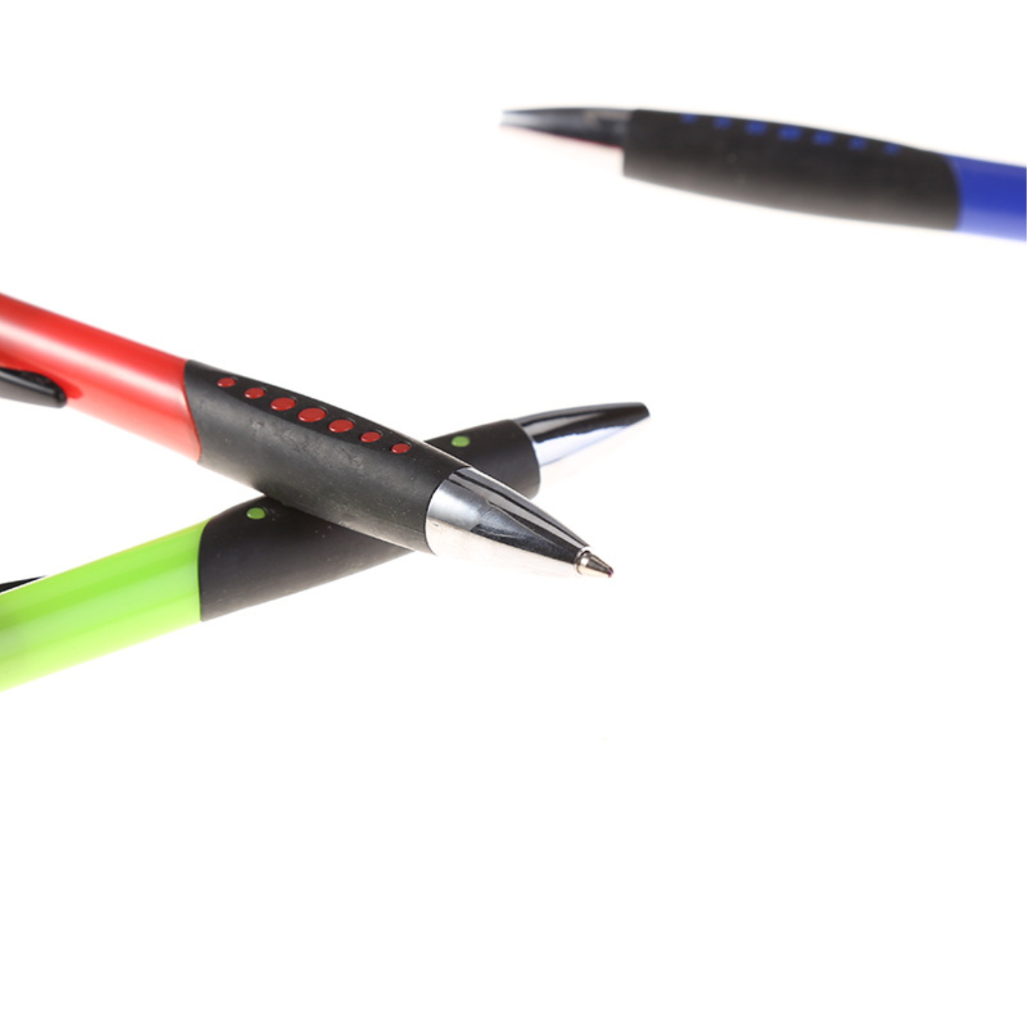 Retractable Rubber Grip ABS Ballpoint Pen 9