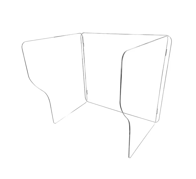 Reception Desk Sneeze Guard 3