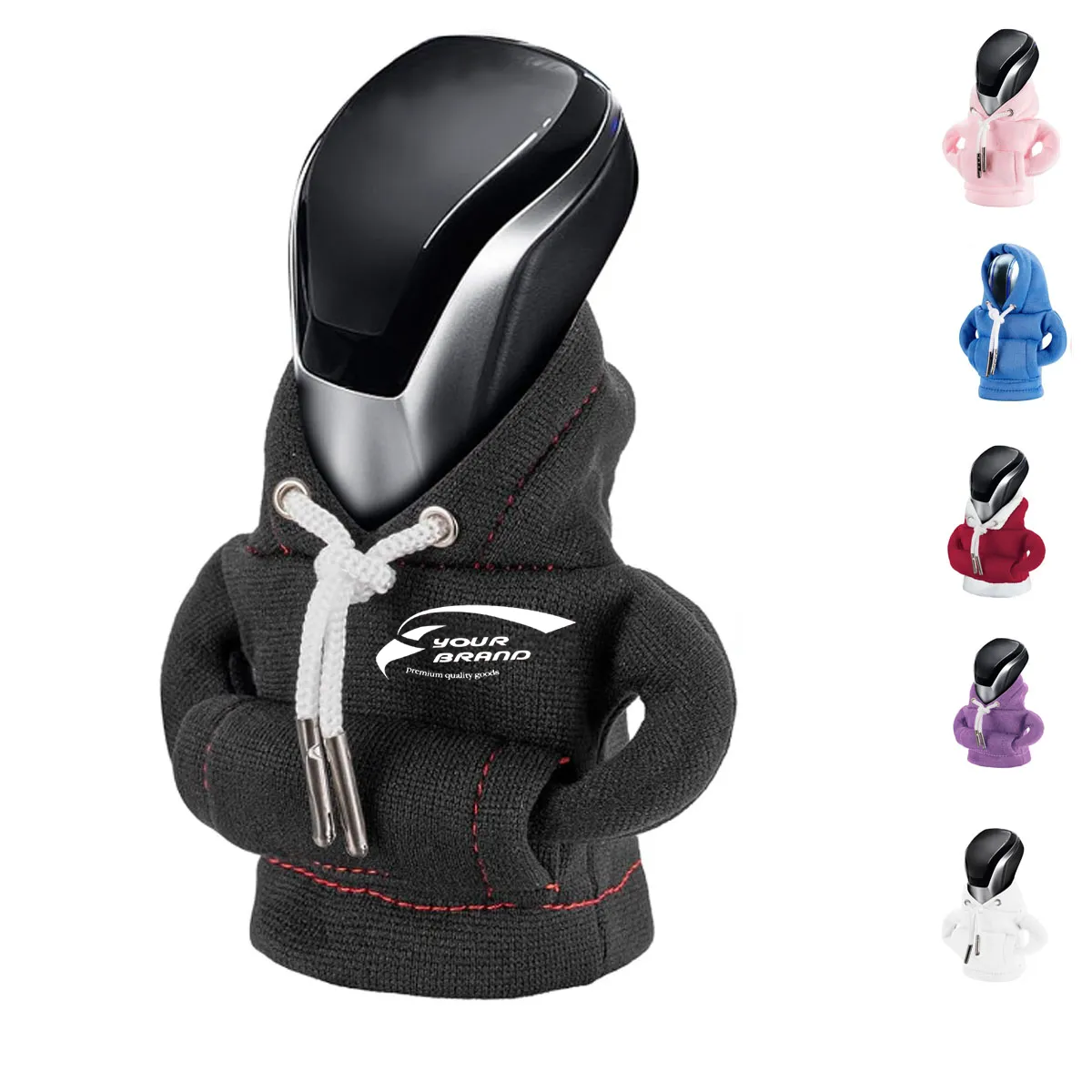 10pcs Fashionable Unique Mini Car Gear Shift Cover Hoodie 1