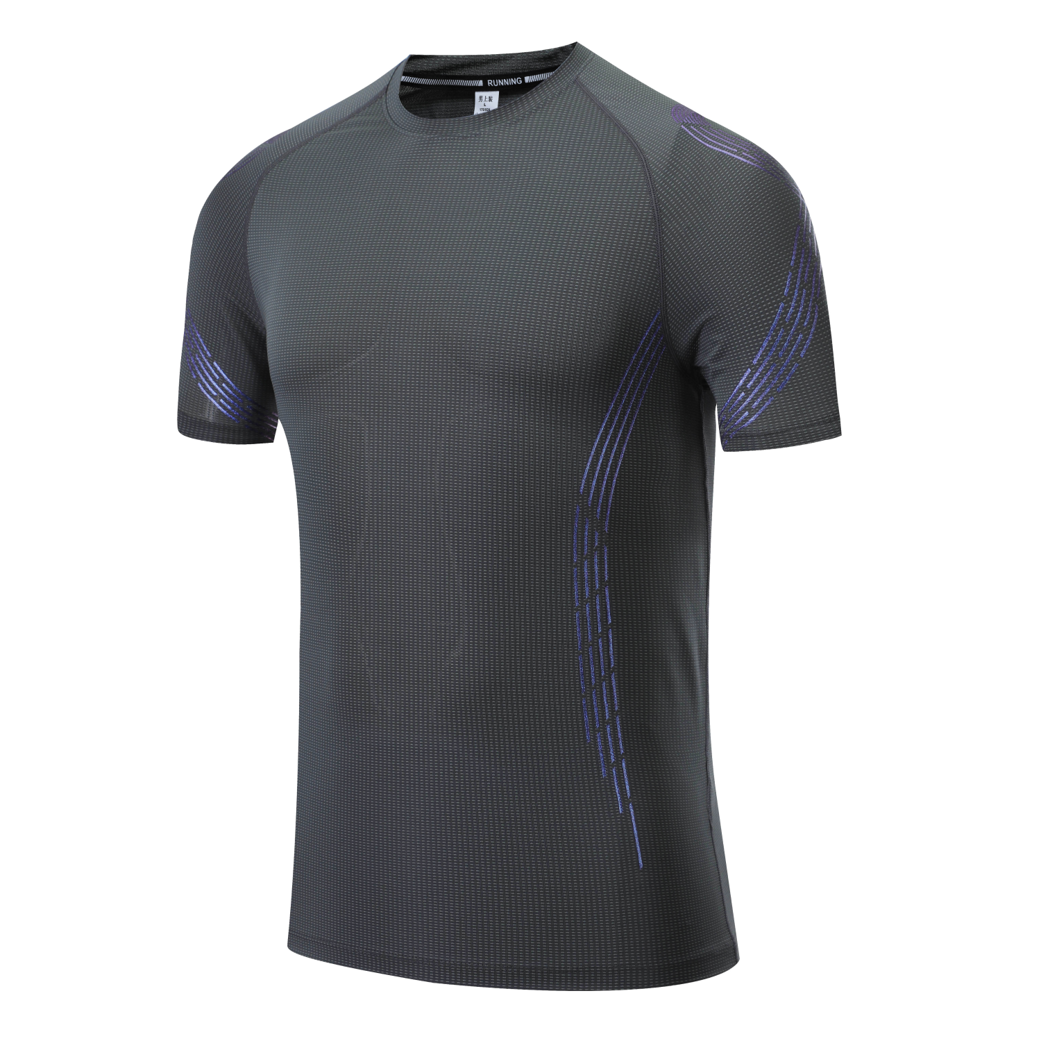 Men's Running Short Sleeve T-Shirt - Stock Style 13 13