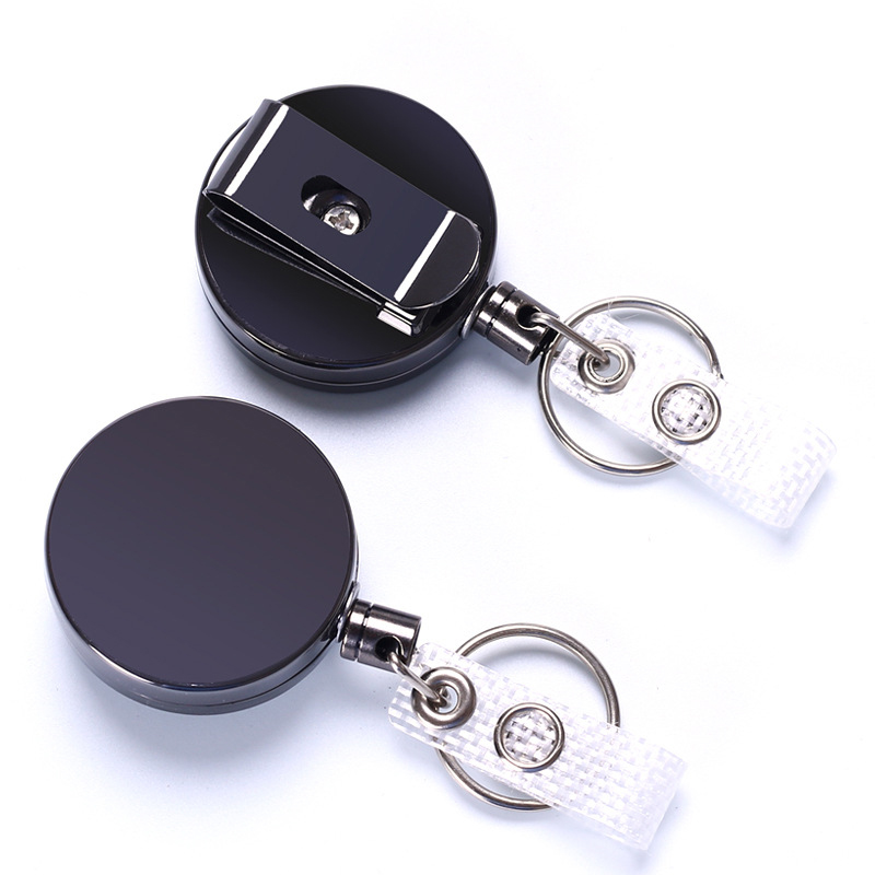Retractable Badge Reel with Key Ring 6