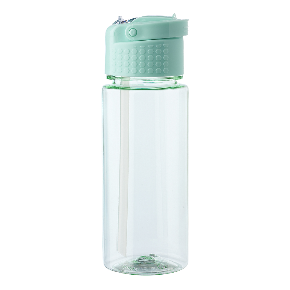 17 oz. Transparent Plastic Water Bottle with Carrying Handle 16