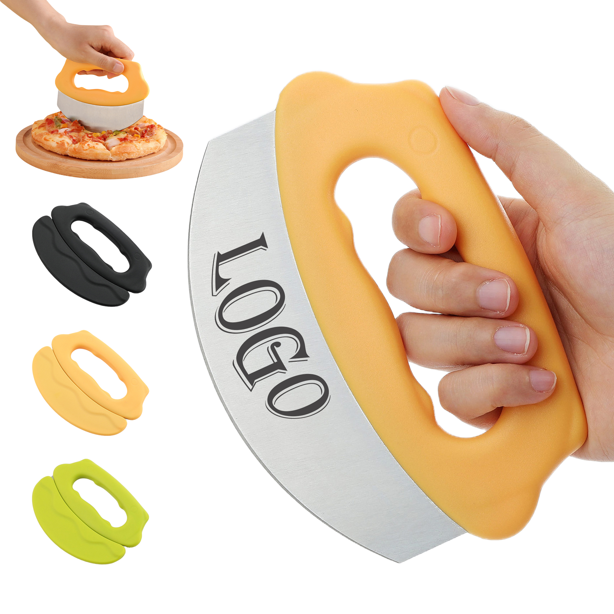 Ergonomic Pizza Cutter with Comfort Grip MOQ20 2