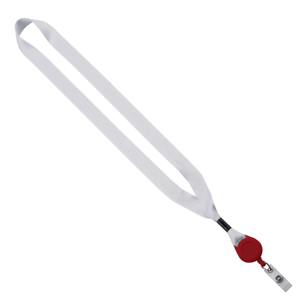 3/4" Dye-Sublimated Lanyard with Metal Crimp & Retractable Badge Reel 18