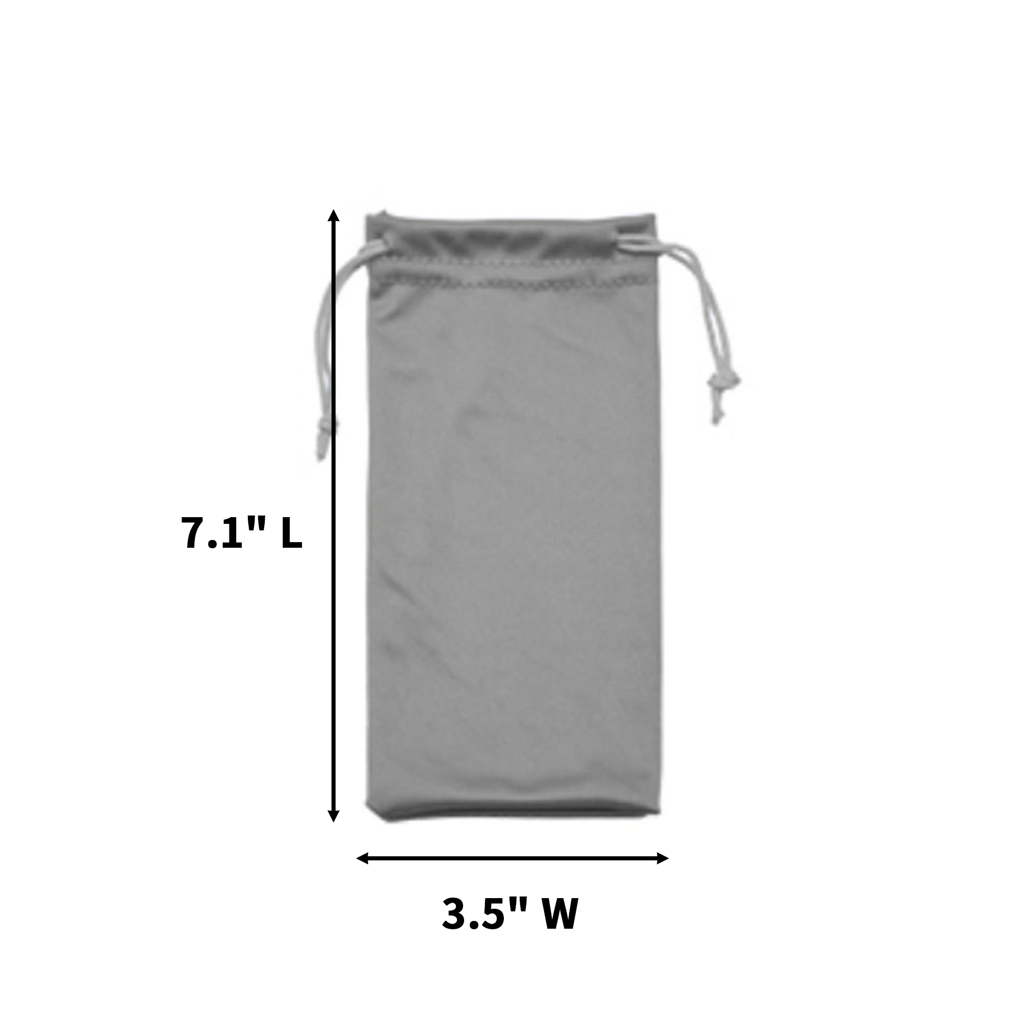 Microfiber Drawstring Eyeglass Pouch 1