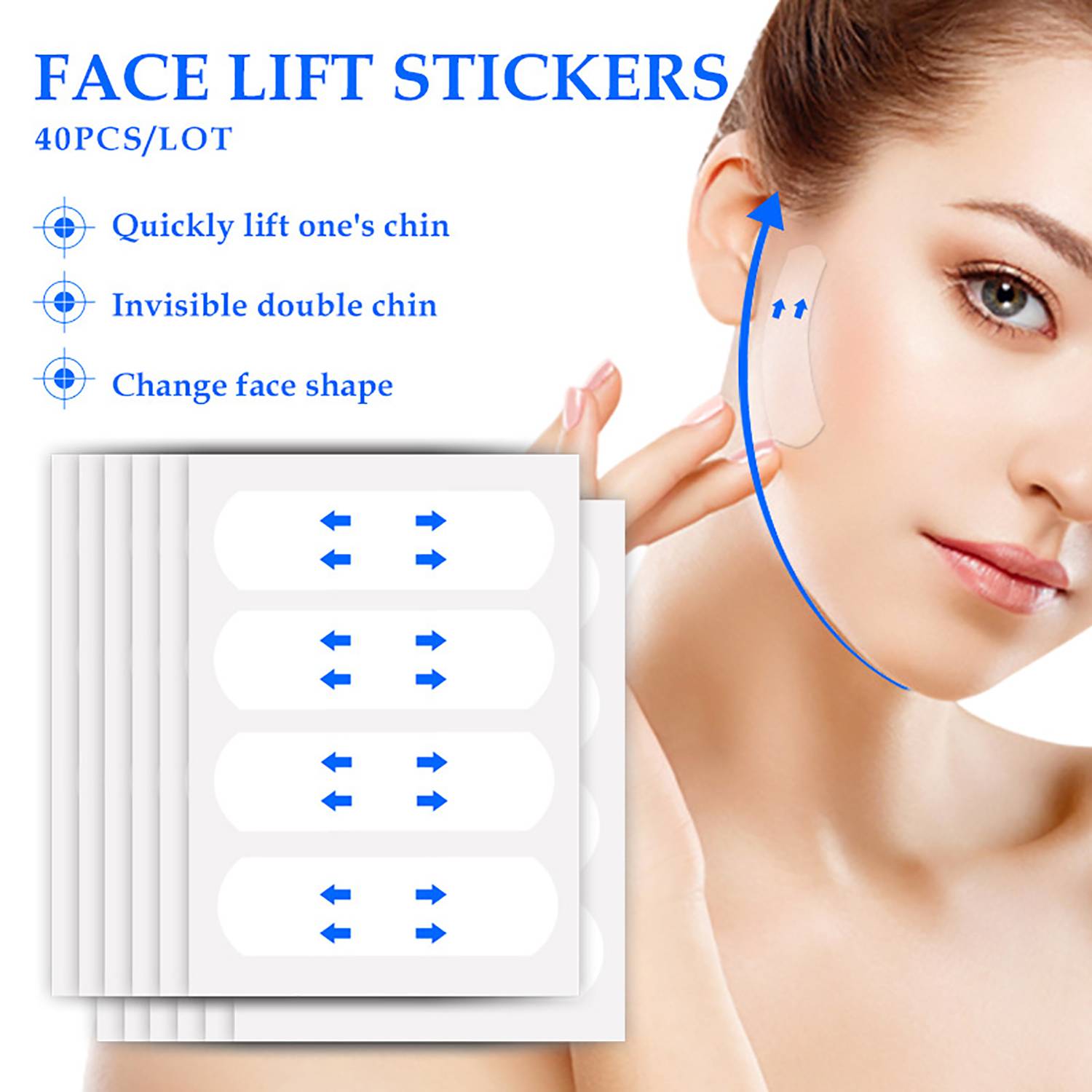 Transparent Face Lifting Patch Stickers 4