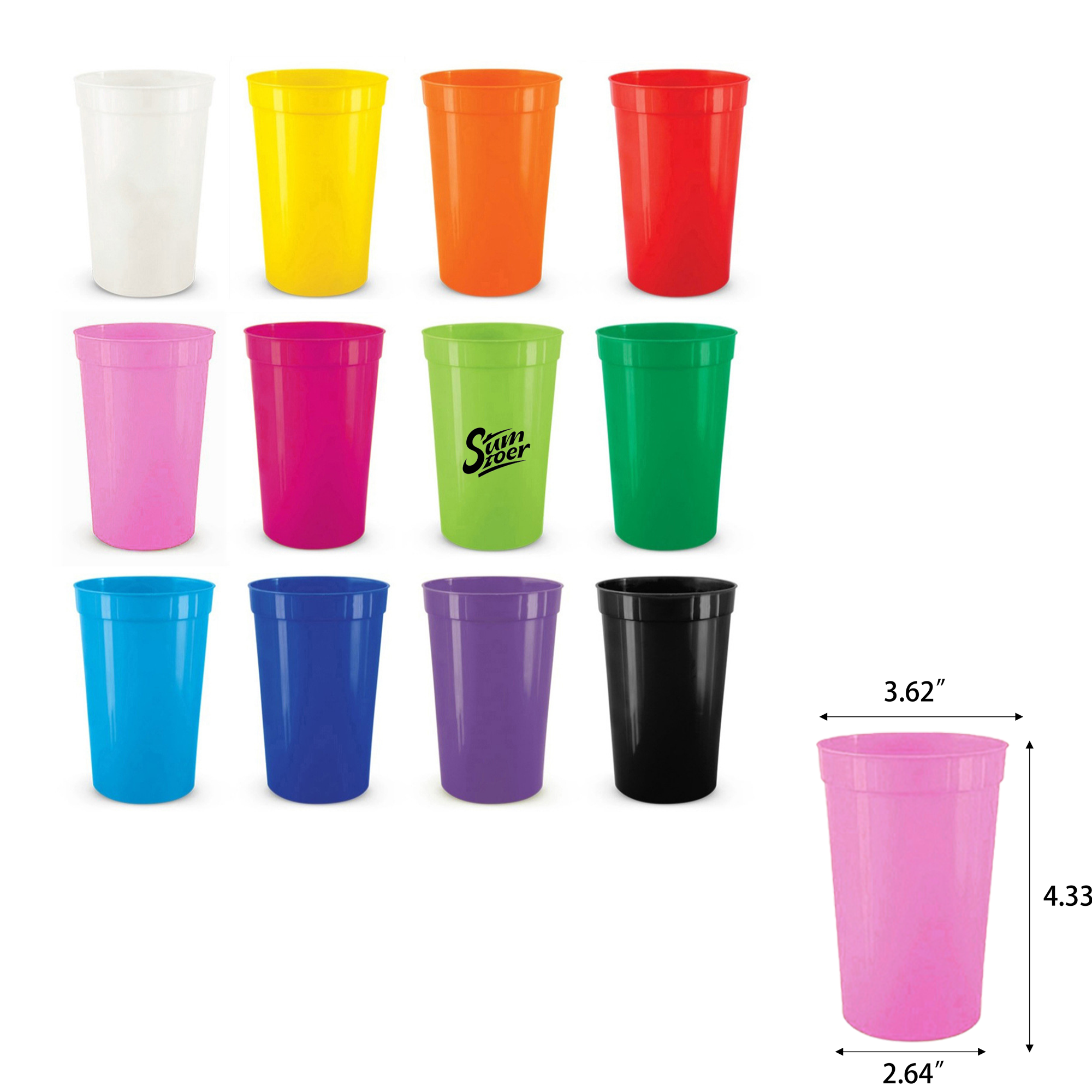 Stadium Cup 16oz MOQ 50 2