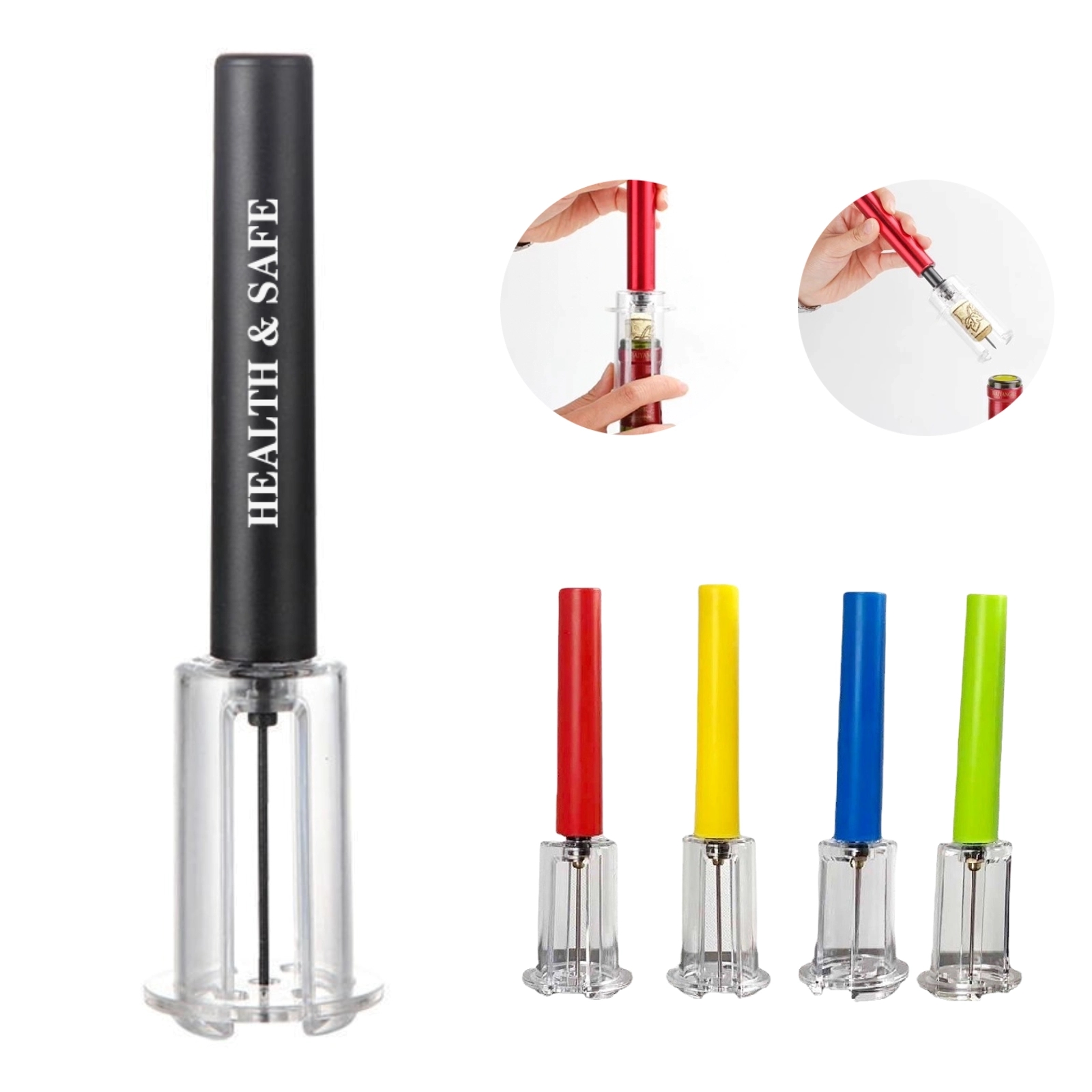 ABS Handle Pneumatic Wine Corkscrew 10