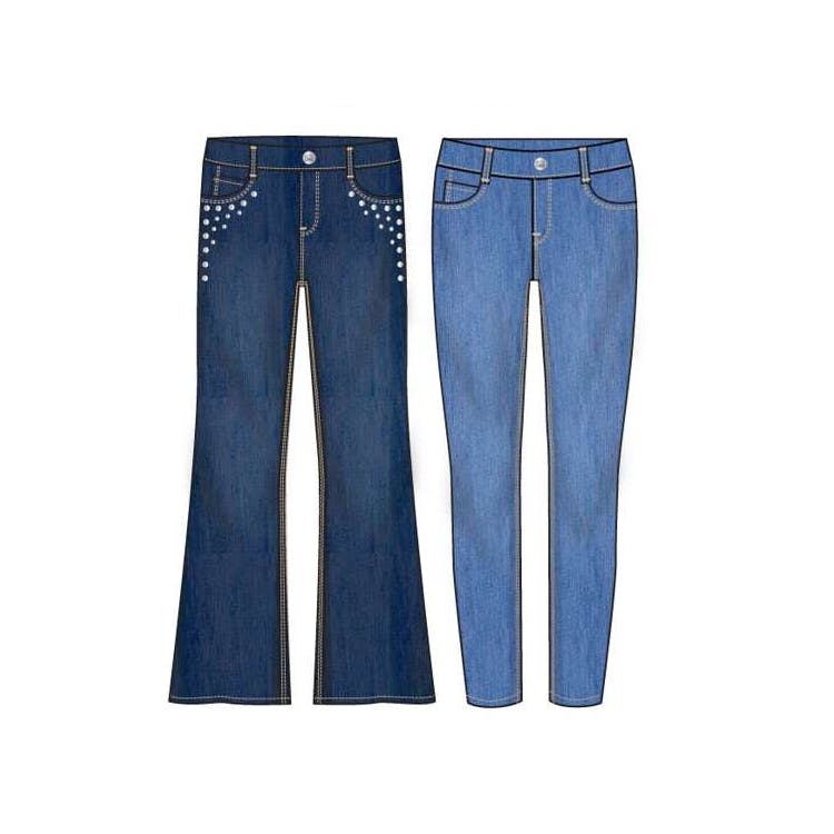 Girls 2pk Denim Jeggings - Sizes 7-16 2